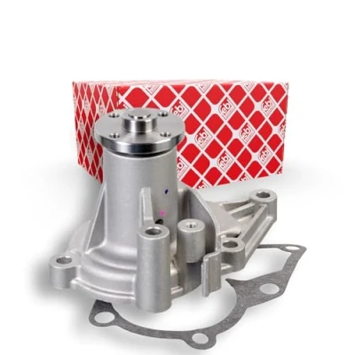 Image of 2510026015, 2510026016, 2510026660, 2510026900, 2510026901 Water pump FEBI BILSTEIN 173147 Cast Aluminium with seal Metal KIA: RIO 2