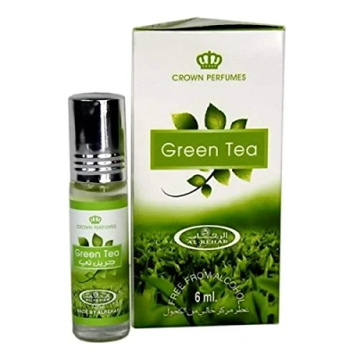 Image of Green Tea Perfume Oil 6ml by Al Rehab