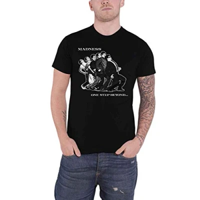 Image of Madness T Shirt One Step Beyond Band Logo Official Mens Black M