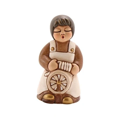 Image of THUN Classic Nativity Scene Woman with Arching, Ceramic, Multi Colour, Unique