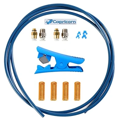 Image of Creality Capricorn Tubing Premium XS Bowden for 1.75mm Filament with PC4 M6 and M10 Pneumatic Fitting Teflon Tube Cutter All of the 3D Printer