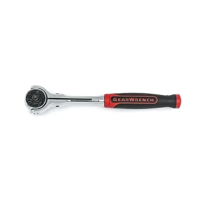 Image of GEARWRENCH 1/4&quot; Drive 72 Tooth Dual Material Roto Ratchet, 6 3/4&quot; 81224
