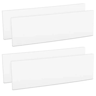 Image of kwmobile Garage Wall Protector Bumpers Set of 4 Self Adhesive Foam Strip Car Door Paintwork Protection Guards 40 x 12 1.5 cm White