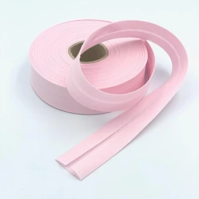 Image of Craft Cult 30mm Wide Plain Bias Binding Tape 25 Metre Roll (21 Pale Pink)