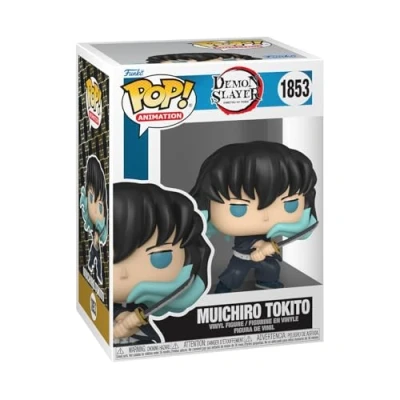 Image of Funko POP! Animation: DS Muichiro (Attack) 1/6 Odds for Rare Chase Variant Demon Slayer Collectable Vinyl Figure Gift Idea Official Merchandise Toys Kids &amp; Adults Anime Fans