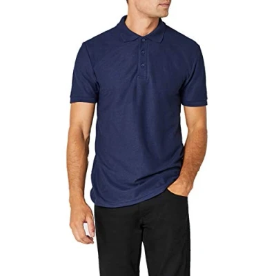 Image of Fruit of the Loom Men&#039;s 65/35 Polo Shirt, Navy, XX Large