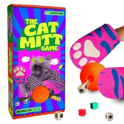 Image of The Cat Mitt Game Hiss Terically Fun Party for Kids, Teens, and Adults, Bachelorette, Oven Night, Tabletop, Strategy, Halloween, Thanksgiving, Christmas, Family, Summer, Birthday Gift