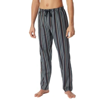 Image of Schiesser Men&#039;s Long Pyjama Bottoms Woven Trousers Organic Cotton Mix + Relax Pajama, Multicolor 3_180292, XXL/54