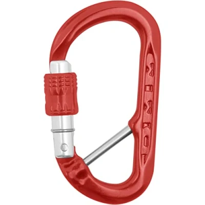 Image of DMM XSRE Lock Captive Bar Carabiner Red