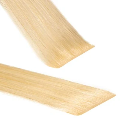 Image of hair2heart 40 x REMY Invisible Tape In Hair Extensions #22 24 Inch, 0.1 kg