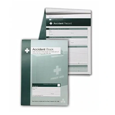 Image of Safety First Aid Group Accident Book A4