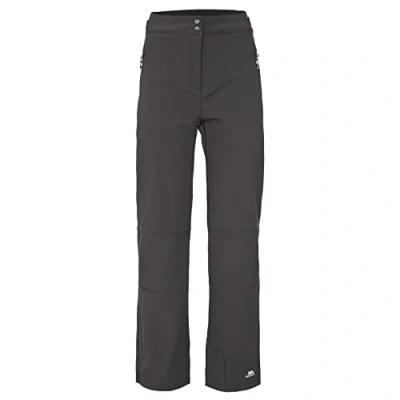 Image of Trespass Squidge II, Black, L, Waterproof Softshell Trousers for Women, Large, Black