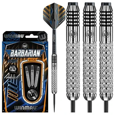 Image of WINMAU Barbarian 24 gram Tungsten Style Darts with Prism Flights and Shafts (Stems)