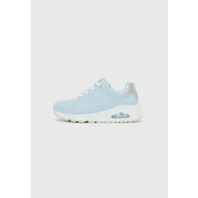 Image of Skechers UNO GEN1 Trainers Light blue/silvercoloured for kids, Size: 13K, blue/silver/coloured shoes