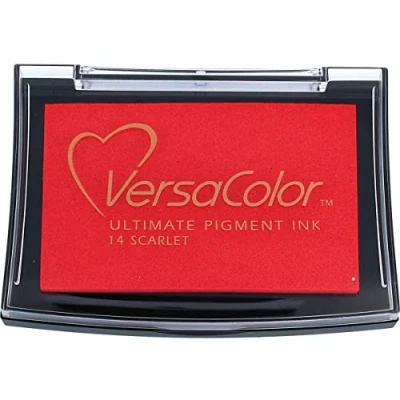 Image of Tsukineko Versascolor Ink Pad, Scarlet,4 x 4 cm
