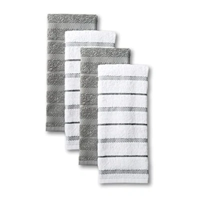 Image of KitchenAid Kitchen Towel Set, Cotton, Grey, 16&quot;x26&quot;