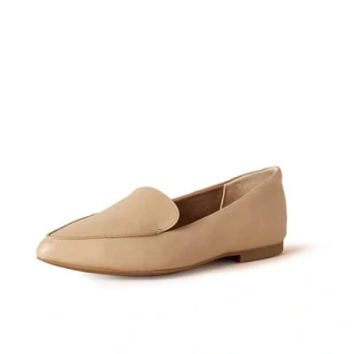 Image of Amazon Essentials Women&#039;s Loafer Flat, Beige, 6 UK