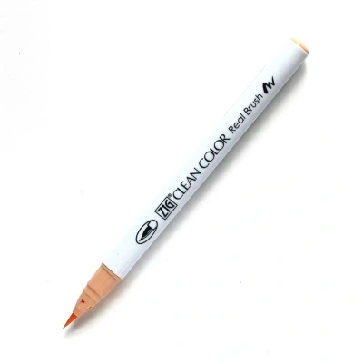 Image of Kuretake Zig RB6000AT054 Clean Colour Pale Real Brush Water Based Dye Pen Tip