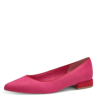 Image of MARCO TOZZI Women&#039;s 2 22115 42 Ballet Flat, Pink Comb, 5