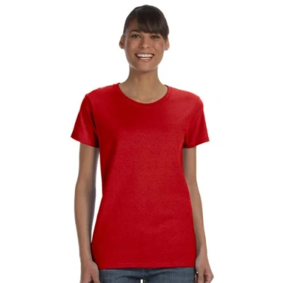 Image of Gildan Heavy Cotton 100% T Shirt&gt;L Red 5000 (US)