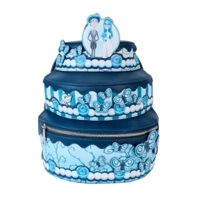 Image of Loungefly Backpacks Corpse Bride Wedding Cake Mini Backpack Blue