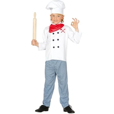 Image of Child Head Chef Fancy Dress Costume 7 9 years