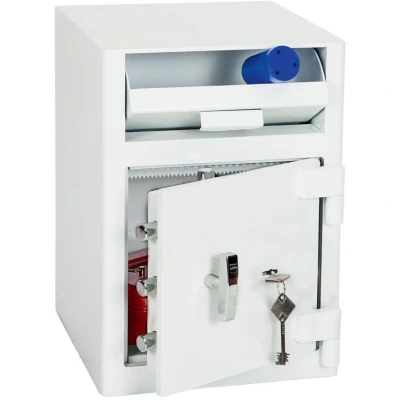 Image of Phoenix Cash Deposit Size 1 Security Safe Key Lock Graphite Grey SS0996KD