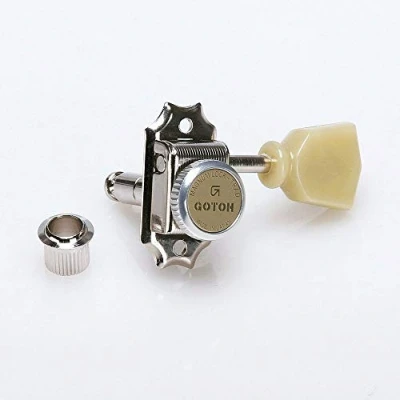 Image of Gotoh SD90 Vintage Magnum Lock Traditional Tuners 3 Aside Nickel