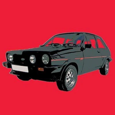 Image of Ford Fiesta MK1 XR2 Greeting Card Retro Motor Company
