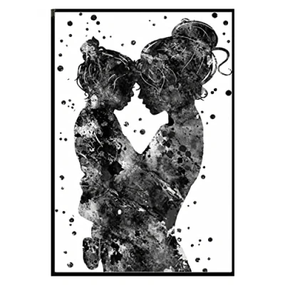 Image of 5D Diamond Painting Kits for Adults Kids, Mother and Daughter DIY Full Drill Art Kit Rhinestone Embroidery Cross Stitch Canvas Pictures Wall Decor （30x40cm/12x16inch）