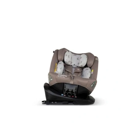 Image of COSATTO Get Set GRO iSize Car Seat 360 Rotating Swivel Spin Group 0+123, 0 36 kg, 12years, ISOFIX, Top Tether, Extended Rear Facing, Exclusive Anti Escape System Included (Lollop)