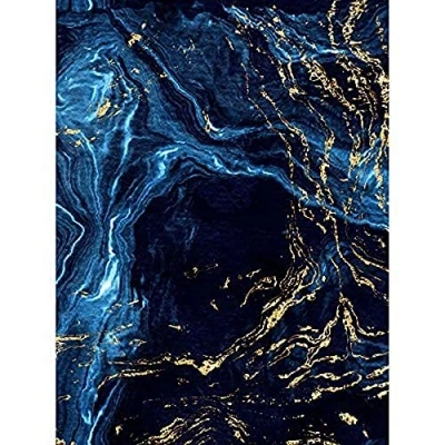 Image of Wee Blue Coo Abstract Dark Gold Water Art Print Canvas Premium Wall Decor Poster