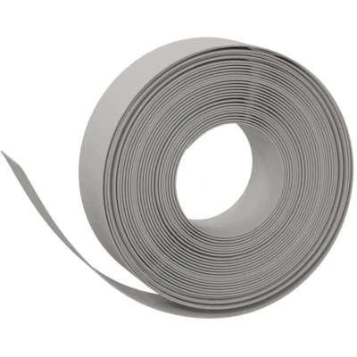 Image of vidaXL Garden Edgings 4 pcs Grey 10 m 15 cm Polyethylene