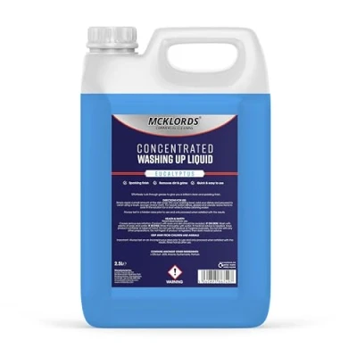 Image of McKLords Commercial Concentrated Washing Up Liquid Eucalyptus 2.5 Litre