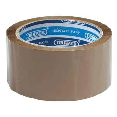 Image of Draper Packing Tape Roll, 66m x 50mm