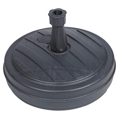 Image of URBNLIVING Dark Grey Parasol Umbrella Base Stand for Sand or Water Pole Garden Beach Patio Sun Shade… (2)