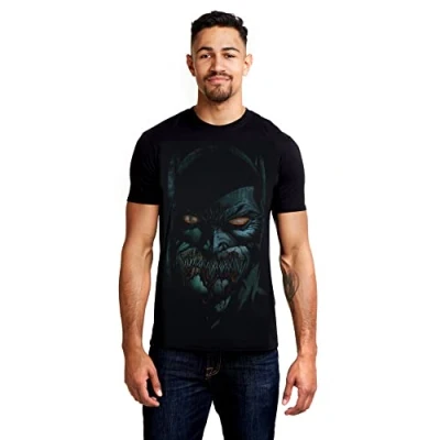 Image of DC Comics Men&#039;s Stitched UP T Shirt, Black, X Large