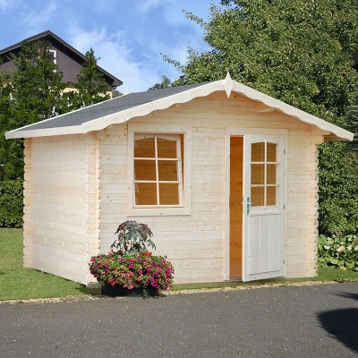 Image of Palmako Emma 1 2.6m x 2.2m Log Cabin Summerhouse (28mm)