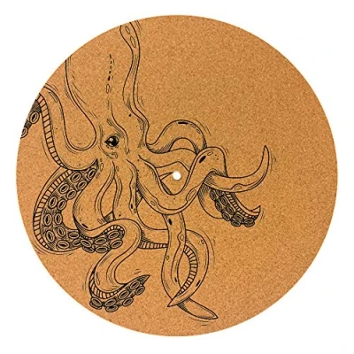 Image of Octopus CORK DJ SLIPMATS Turntable SLIP MATS