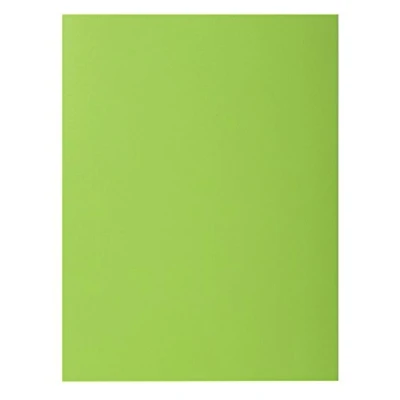 Image of Exacompta Ref 216013E Rocks Collection 2 Flap Folders 240 x 320mm in Size, Suitable for A4 Documents, 210gsm Material, Fold Over Flaps Green (Pack of 50)