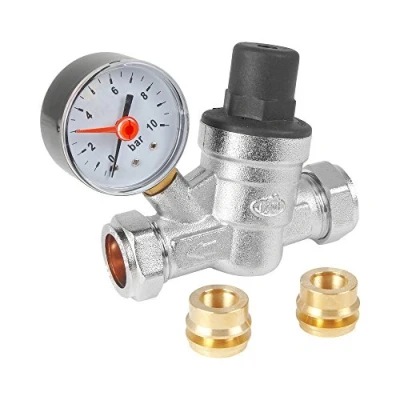Image of PRESSURE REDUCING VALVE C/W GAUGE 15MM / 22MM