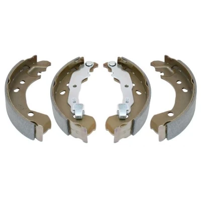 Image of 7701208357, 8671020711 Brake Shoes MAPCO 8141 Rear Axle 203mm 38mm RENAULT: CLIO 3, Modus / Grand Modus, NISSAN: Note I, MICRA II Hatchback