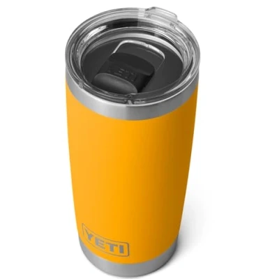 Image of YETI Rambler Tumbler, Vaccum Insulated Stainless Steel Tumbler with Magslider Lid, Beekeeper, 20 oz (591 ml)