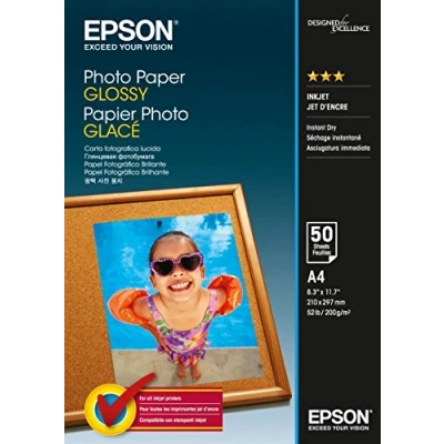 Image of Epson C13S042539 A4 Photo Paper (Pack of 50),Pink