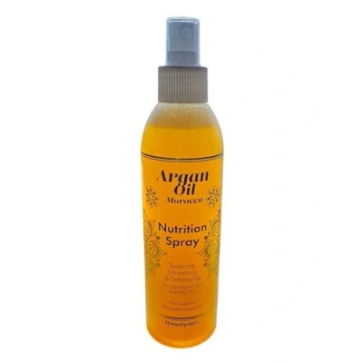 Image of Organic Argan Oil Spray from Morocco Nourishes Softens Demelles and Shines for Dry or Damaged Hair 200ml