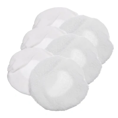 Image of (PACK OF 6) 190mm Polishing bonnets Lambs wool &amp; Terry Valeting Buffer Pads for Cars Vans etc