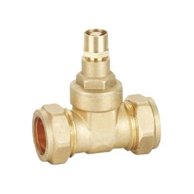 Image of 28mm Brass Gatevalve Lockshield