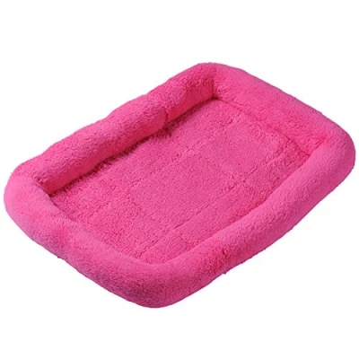 Image of GDRAVEN Easy Clean Washable Dog Cat Pet Bed Cashmere Soft Comfortable Rectangular Padded Bolster