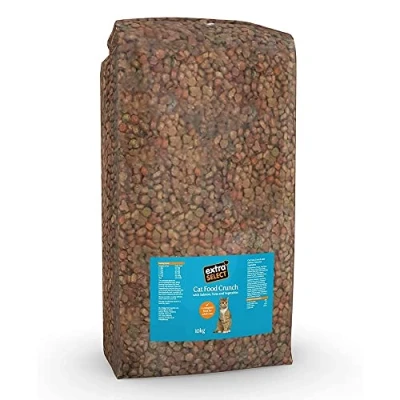 Image of Extra Select Complete Dry Cat Food: Fish Mix Biscuits (Salmon, Tuna, &amp; Veg) Nutritionally Balanced Dried Kibble for Adult Senior Cats Bulk Food 10kg