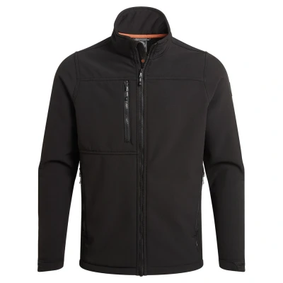 Image of Craghoppers Mens Whitby Soft Shell Jacket (Black) Size Medium